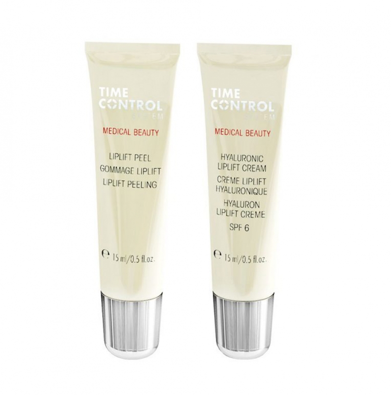 Bộ Sản Phẩm Chống Lão Hóa Môi Time Control Liplift Peeling Hyaluronic Liplift Cream